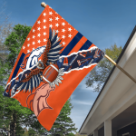 Denver Broncos American Landscape House Flag