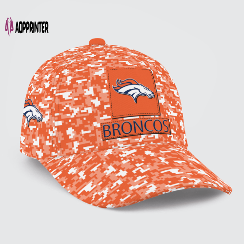 Denver Broncos Digital Camo AOP Classic Baseball Classic Cap Men Hat