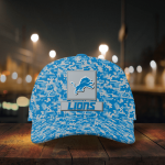 Detroit Lions Digital Camo AOP Classic Baseball Classic Cap Men Hat