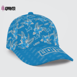 Detroit Lions Floral Hawaiian Adjustable Baseball Classic Baseball Classic Cap Men Hat Men Hat