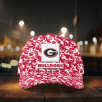 Georgia Bulldogs Digital Camo AOP Classic Baseball Classic Cap Men Hat