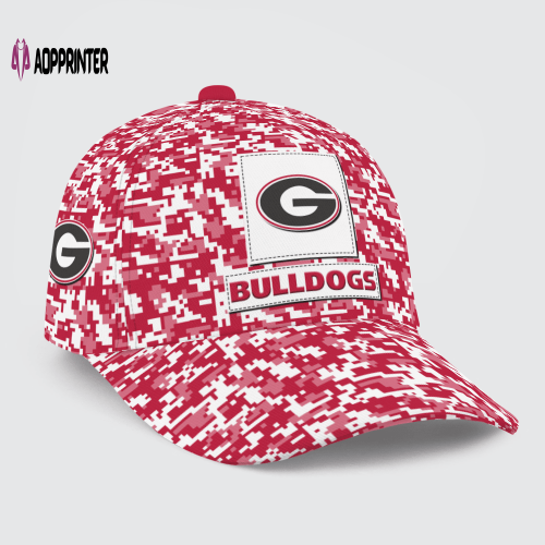 Georgia Bulldogs Digital Camo AOP Classic Baseball Classic Cap Men Hat