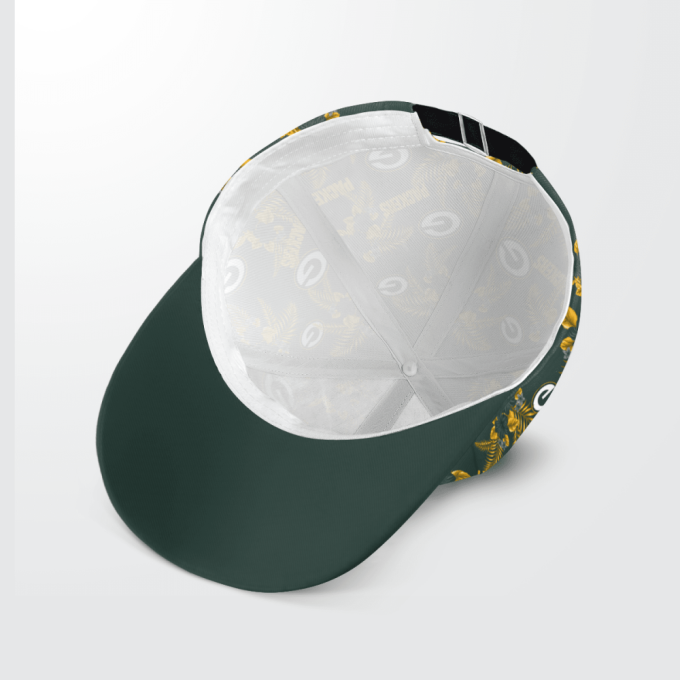 Green Bay Packers Floral Hawaiian Adjustable Baseball Classic Baseball Classic Cap Men Hat Men Hat