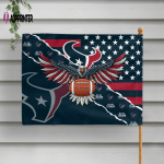 Houston Texans American Landscape House Flag