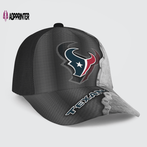 Houston Texans Specialized Metal Texture Baseball Baseball Classic Baseball Classic Cap Men Hat Men Hat
