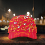 Kansas City Chiefs Floral Hawaiian Adjustable Baseball Classic Baseball Classic Cap Men Hat Men Hat