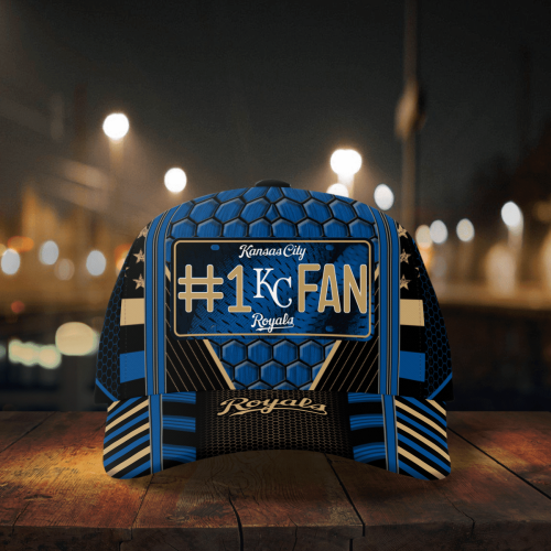 Kansas City Royals #1 Fan All Over Print Baseball Classic Baseball Classic Cap Men Hat Men Hat