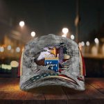 Kansas City Royals Vintage American Flag Royalty Baseball Classic Cap Men Hat