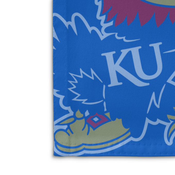 Kansas Jayhawks American Landscape House Flag