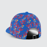 Kansas Jayhawks Floral Hawaiian Adjustable Baseball Classic Cap Men Hat