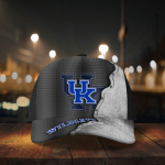 Kentucky Wildcats Specialized Metal Texture Baseball Baseball Classic Baseball Classic Cap Men Hat Men Hat