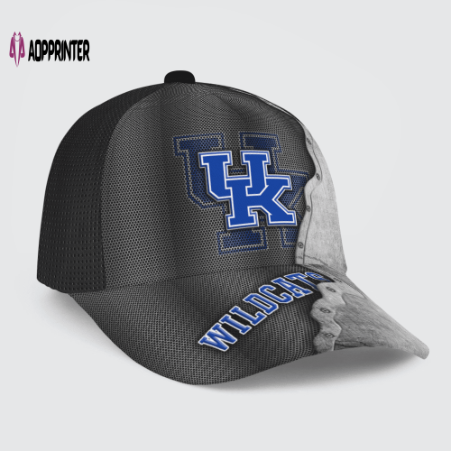Kentucky Wildcats Specialized Metal Texture Baseball Baseball Classic Baseball Classic Cap Men Hat Men Hat