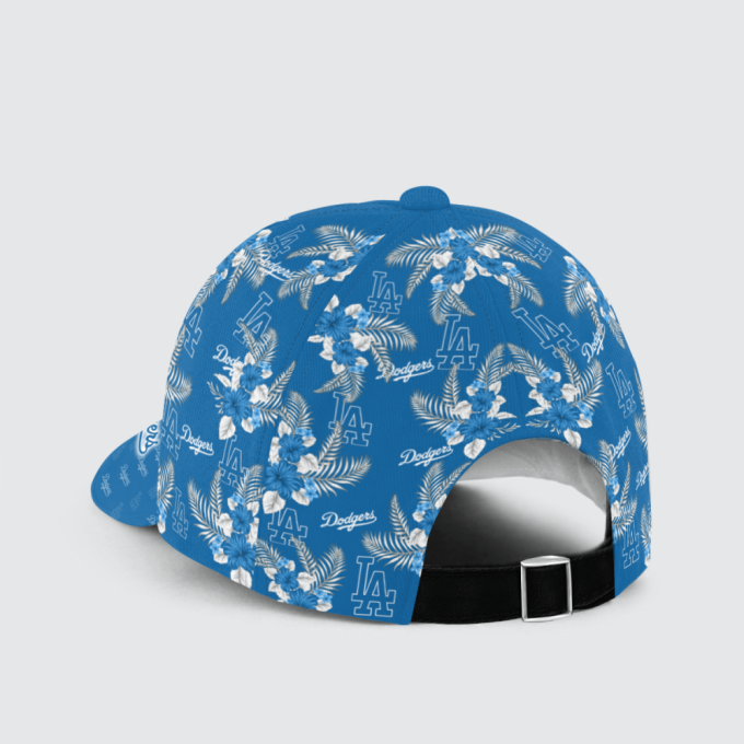 Los Angeles Dodgers Floral Hawaiian Adjustable Baseball Classic Cap Men Hat