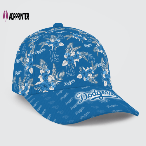 Los Angeles Dodgers Floral Hawaiian Adjustable Baseball Classic Cap Men Hat