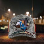 Los Angeles Dodgers Vintage American Flag Royalty Baseball Classic Cap Men Hat