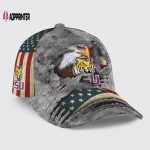 LSU Tigers Vintage American Flag Royalty Baseball Classic Cap Men Hat