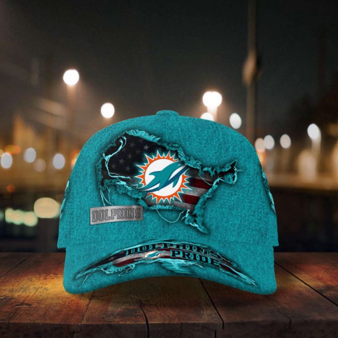 Miami Dolphins American Flag Classic Baseball Classic Cap Men Hat