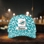 Miami Dolphins Digital Camo AOP Classic Baseball Classic Cap Men Hat