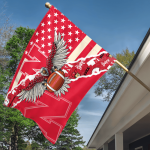 Nebraska Cornhuskers American Landscape House Flag