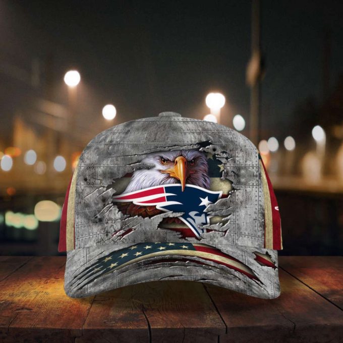 New England Patriots Vintage American Flag Royalty Baseball Classic Baseball Classic Cap Men Hat Men Hat