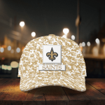 New Orleans Saints Digital Camo AOP Classic Baseball Classic Baseball Classic Cap Men Hat Men Hat