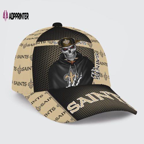 New Orleans Saints Skull Team Logo Baseball Classic Baseball Classic Cap Men Hat Men Hat