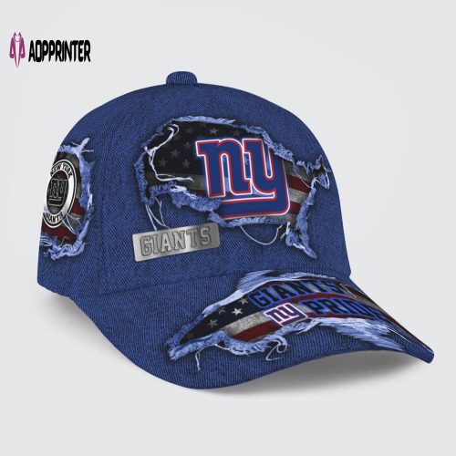 New York Giants American Flag Classic Baseball Classic Baseball Classic Cap Men Hat Men Hat