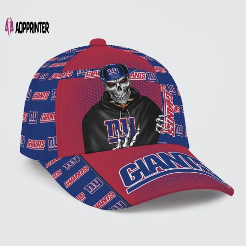 New York Giants Skull Team Logo Baseball Classic Baseball Classic Cap Men Hat Men Hat