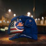 New York Mets American Flag Metal Printed Baseball Classic Cap Men Hat