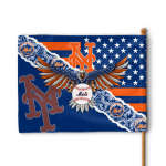 New York Mets American Landscape House Flag