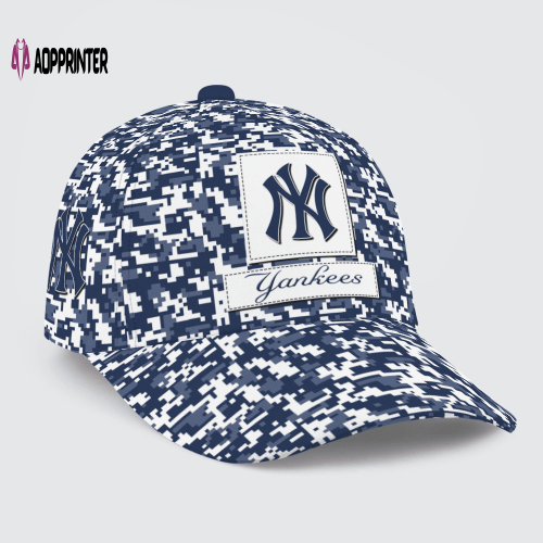 New York Yankees Digital Camo AOP Classic Baseball Classic Cap Men Hat