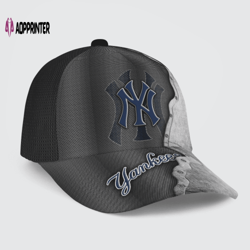 New York Yankees Specialized Metal Texture Baseball Baseball Classic Baseball Classic Cap Men Hat Men Hat
