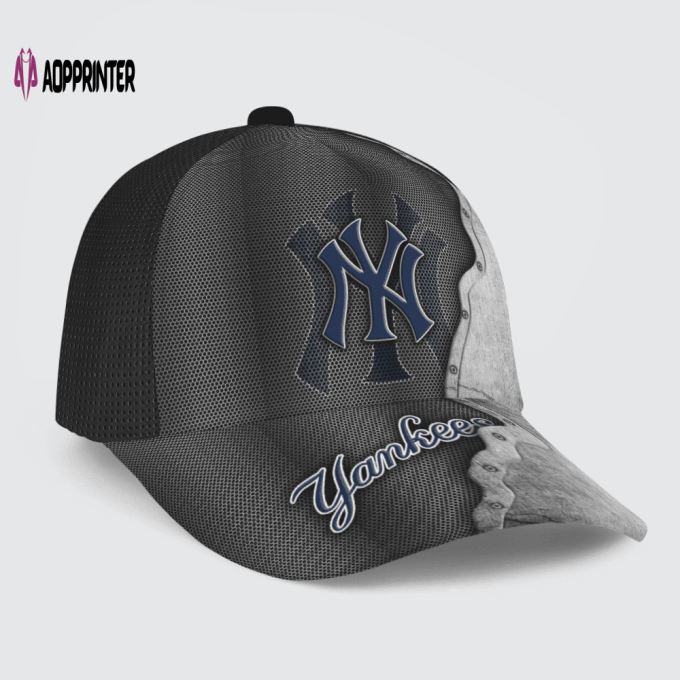 New York Yankees Specialized Metal Texture Baseball Baseball Classic Cap Men Hat