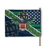 Notre Dame Fighting Irish American Landscape House Flag