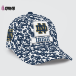 Notre Dame Fighting Irish Digital Camo AOP Classic Baseball Classic Cap Men Hat