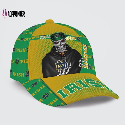 Notre Dame Fighting Irish Skull Team Logo Baseball Classic Cap Men Hat