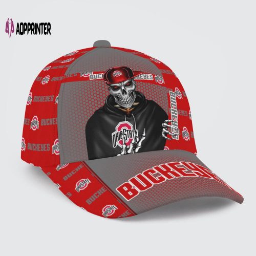 Ohio State Buckeyes Skull Team Logo Baseball Classic Baseball Classic Cap Men Hat Men Hat