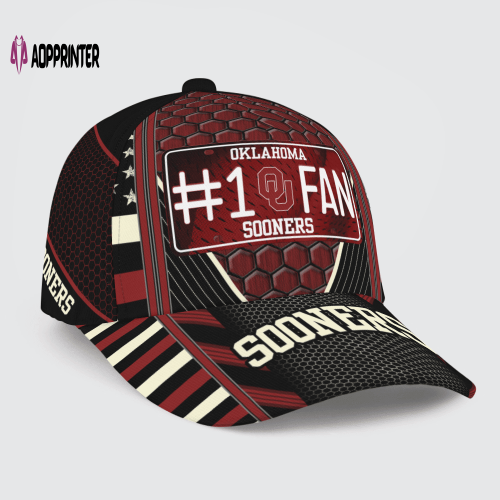 Oklahoma Sooners #1 Fan All Over Print Baseball Classic Baseball Classic Cap Men Hat Men Hat