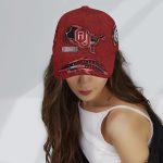 Oklahoma Sooners American Flag Classic Baseball Classic Cap Men Hat