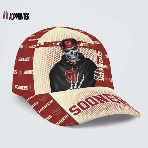 Oklahoma Sooners Skull Team Logo Baseball Classic Cap Men Hat