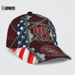 Oklahoma Sooners Stars & Stripes Chain Printed Baseball Classic Cap Men Hat