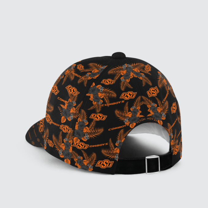 Oklahoma State Cowboys Floral Hawaiian Adjustable Baseball Classic Baseball Classic Cap Men Hat Men Hat