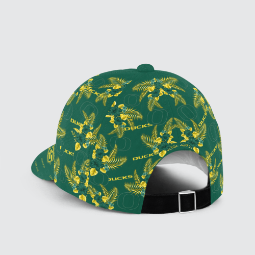 Oregon Ducks Floral Hawaiian Adjustable Baseball Classic Cap Men Hat