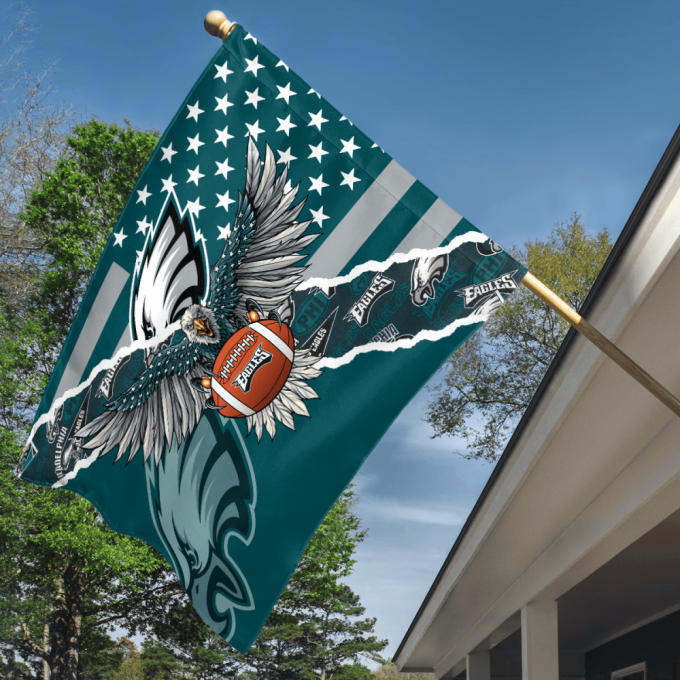 Philadelphia Eagles American Landscape House Flag