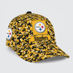 Pittsburgh Steelers Digital Camo AOP Classic Baseball Classic Baseball Classic Cap Men Hat Men Hat