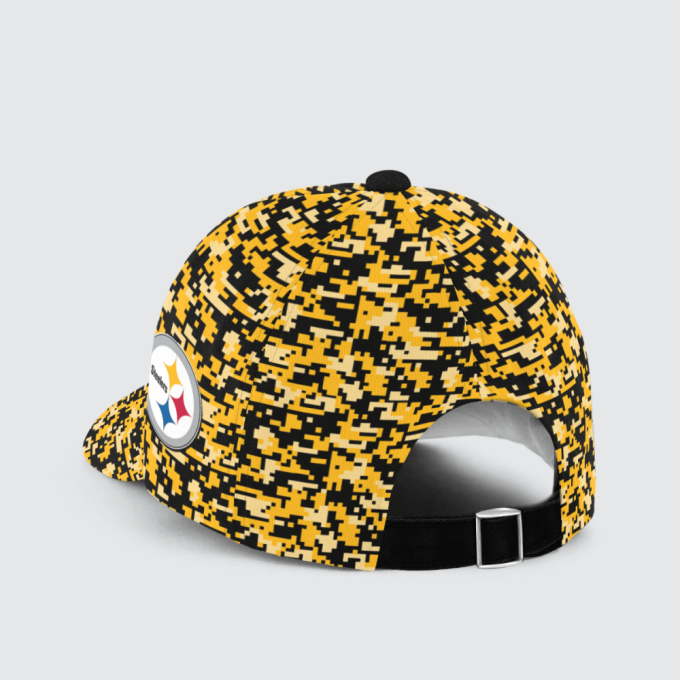 Pittsburgh Steelers Digital Camo AOP Classic Baseball Classic Baseball Classic Cap Men Hat Men Hat