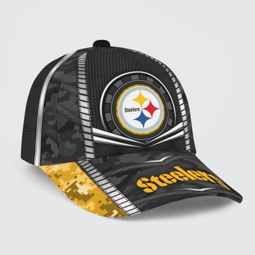 Pittsburgh Steelers Digital Camo Print Baseball Classic Cap Men Hat