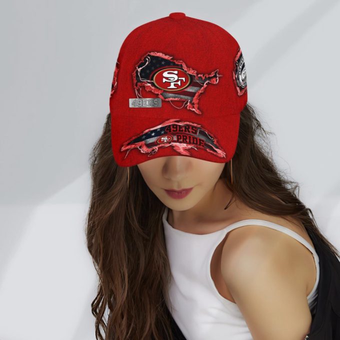 San Francisco 49ers American Flag Classic Baseball Classic Cap Men Hat