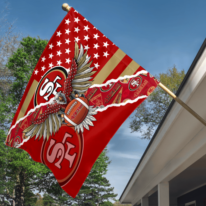 San Francisco 49ers American Landscape House Flag