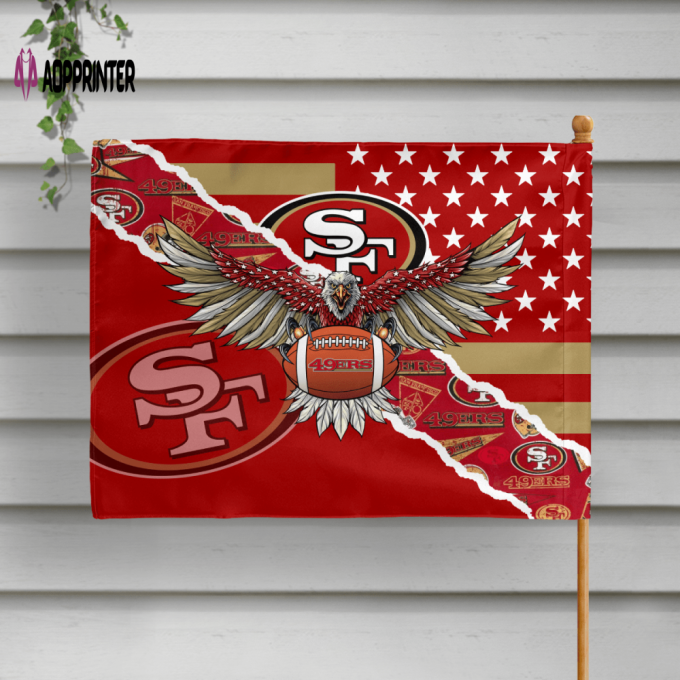 San Francisco 49ers American Landscape House Flag